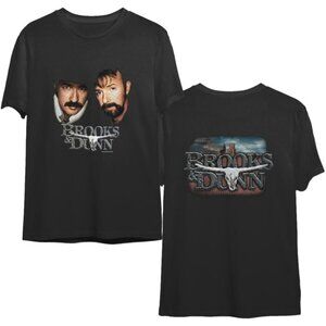 Brooks  Dunn Country Music Shirt 2 Sided Band Fan Gift Concert T-Shirt 17